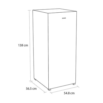 Sensis RFTLF01Z54EW 54.8cm Freestanding Low Frost Tall Freezer White