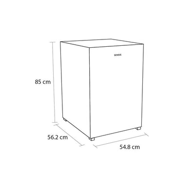Sensis RFUCF01L54EW 54.8cm Freestanding Undercounter Larder Fridge White