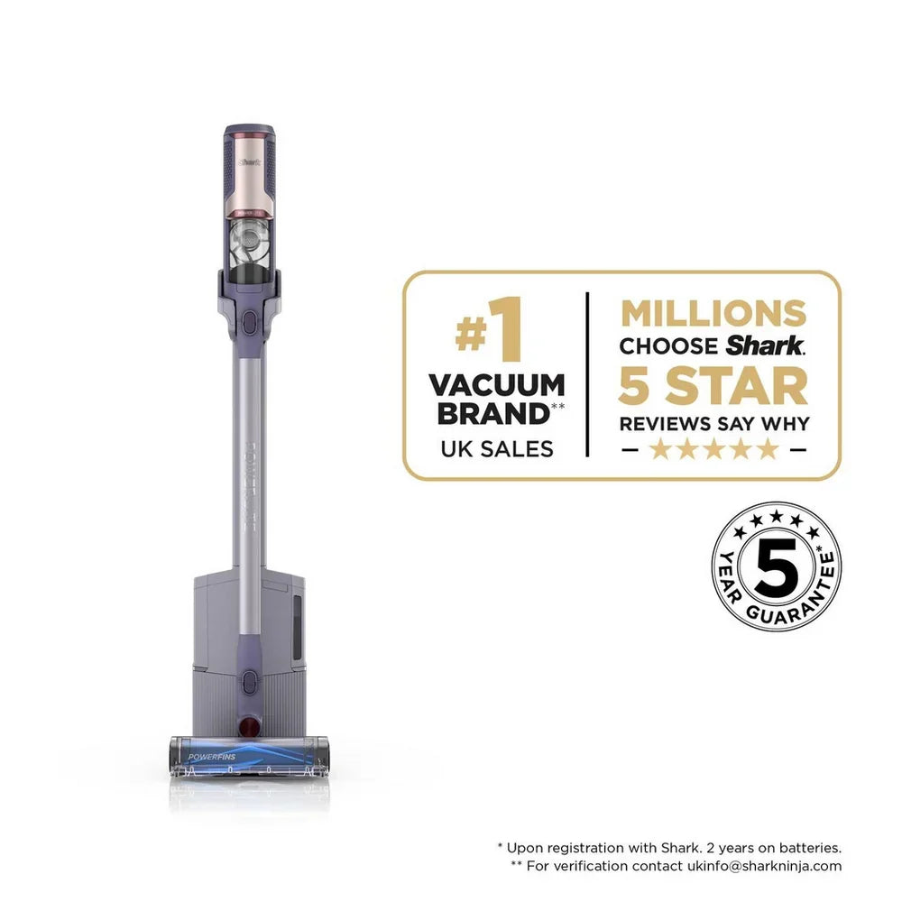 Shark BU3621UKT Cordless Stick Vacuum Cleaner with Auto-Empty System - Grey