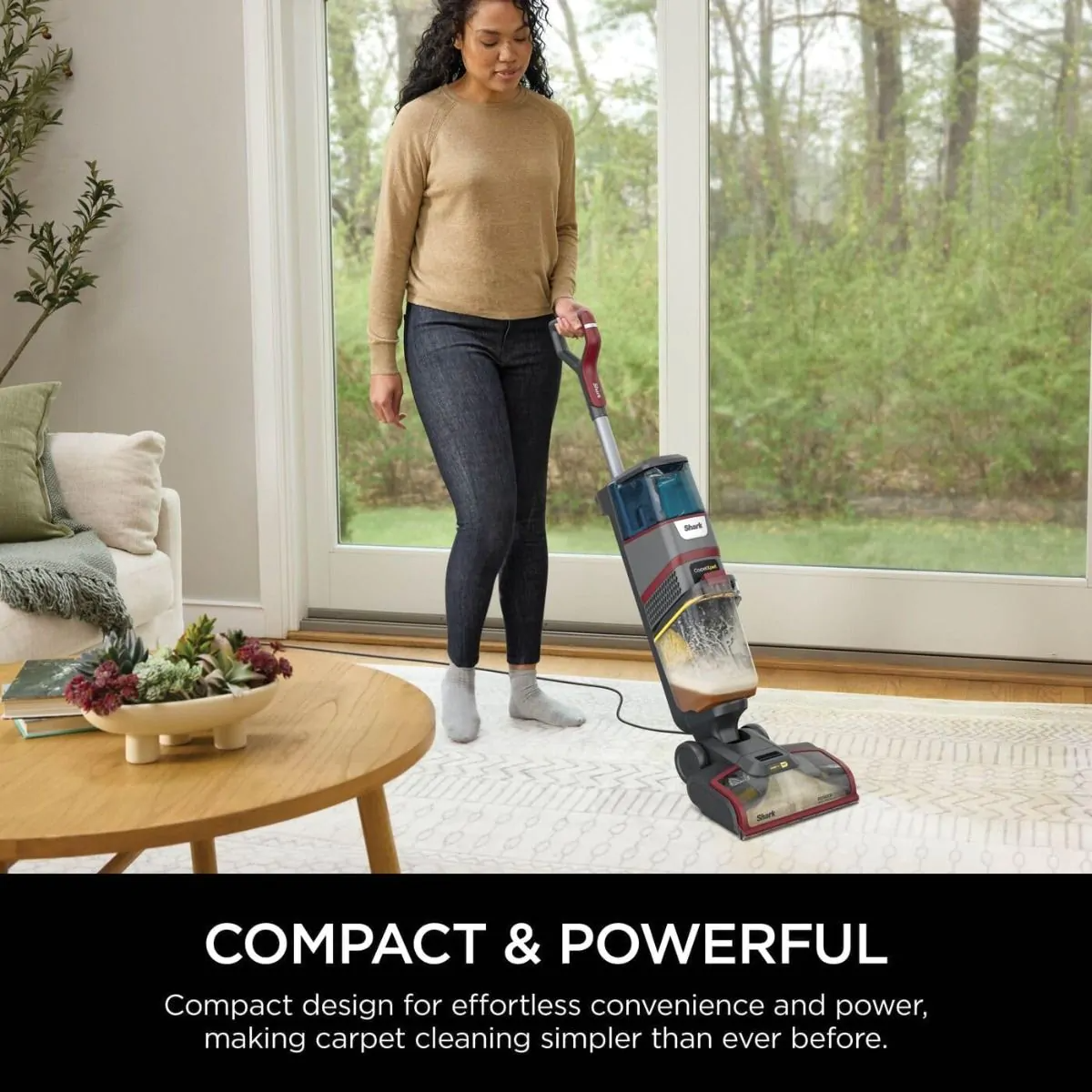 Shark CarpetXpert HairPro Pet Deep Carpet Cleaner EX220UK Grey Burgundy