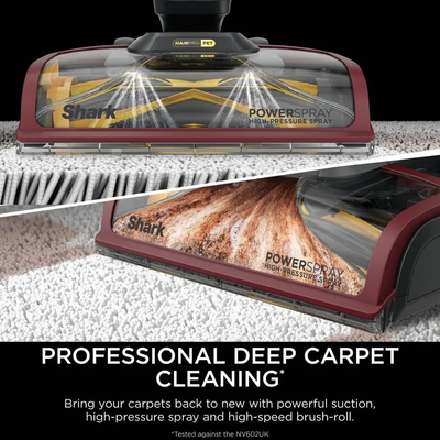 Shark CarpetXpert HairPro Pet Deep Carpet Cleaner EX220UK Grey Burgundy