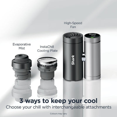 Shark ChillPill 3-in-1 Fan, Mist & InstaChill System – Glacier FA022UKBL