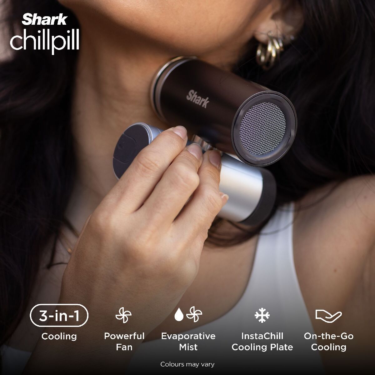 Shark ChillPill 3-in-1 Fan, Mist & InstaChill System – Matcha FA022UKGN