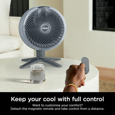 Shark FA150UK FlexBreeze TableMate Indoor to Outdoor High Velocity Tabletop Fan - Winter Fog