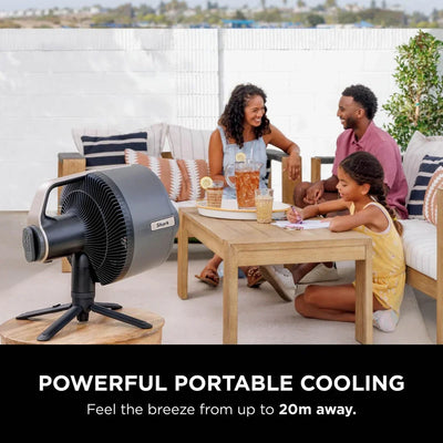 Shark FA300UK FlexBreeze Pro Mist Indoor and Outdoor Fan and Outdoor Misting System - Charcoal Grey