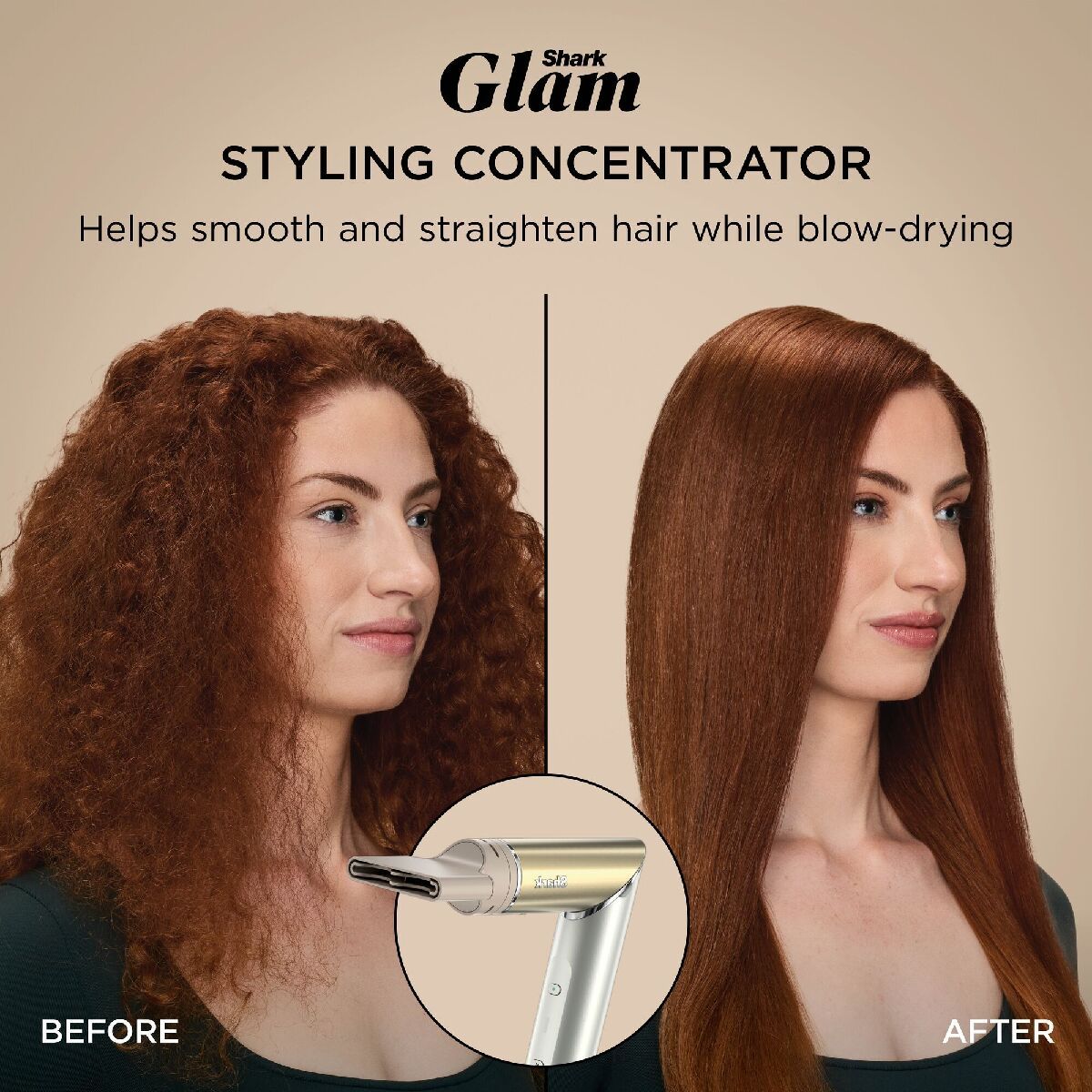 Shark HD6041SUK Glam Ceramic Air Styling and Drying System French Gold