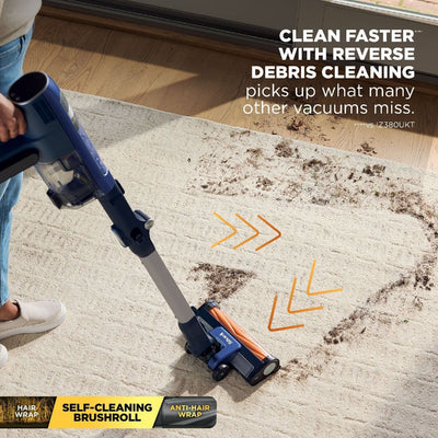 Shark IA1241UK Phoenix Power Detect Light Cordless Vaccum up to 60 Minutes Run Time Ultramarine