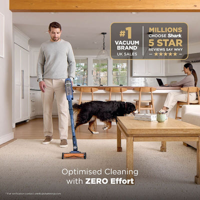 Shark IA3241UKT PowerDetect Speed Clean and Empty Pet Pro Cordless Vacuum Up To 60 Minutes Run Time Ultramarine