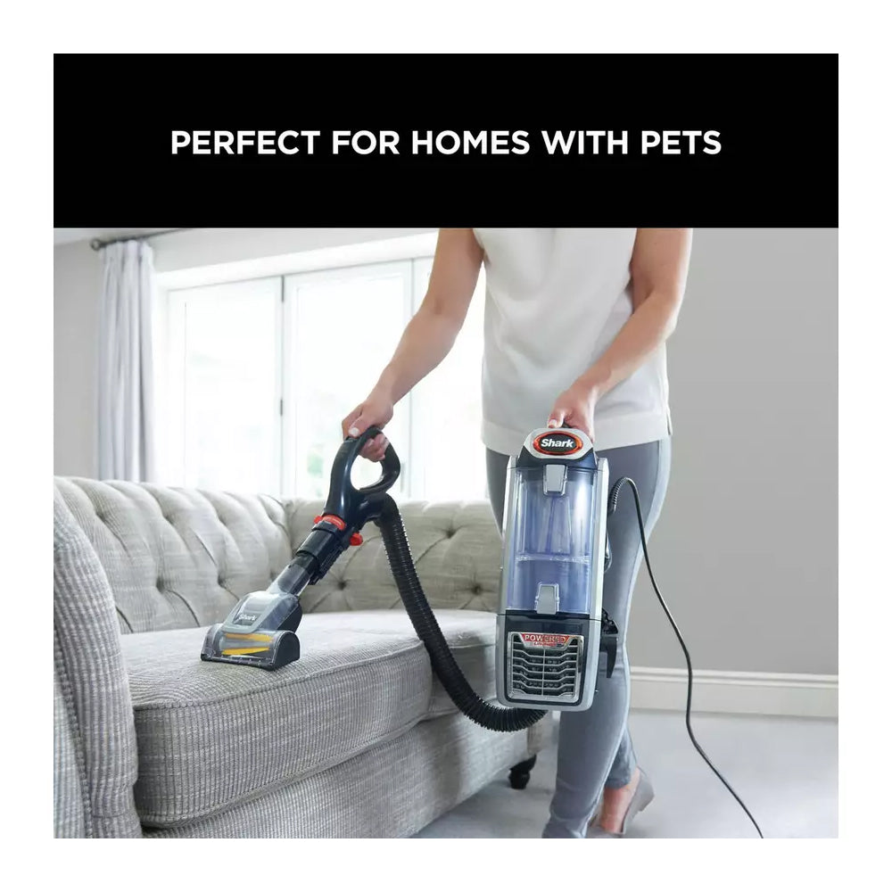 Shark® NZ801UKT Anti Hair Wrap Upright Vacuum Cleaner with Powered Lift-Away TruePet Deep Navy & Orange