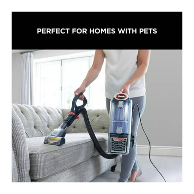 Shark® NZ801UKT Anti Hair Wrap Upright Vacuum Cleaner with Powered Lift-Away TruePet Deep Navy & Orange