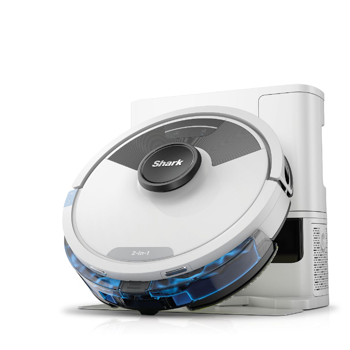 Shark RV2620WAUKWH Matrix Plus Self Empty Robot Vacuum & Mop 110 Minutes Run Time White Silver