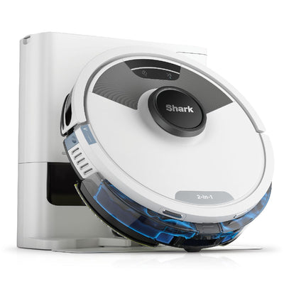 Shark RV2620WAUKWH Matrix Plus Self Empty Robot Vacuum & Mop 110 Minutes Run Time White Silver