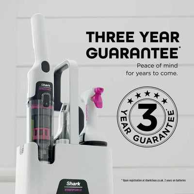 Shark StainForce Cordless Stain-Destroying Spot Cleaner HX100UKT - White