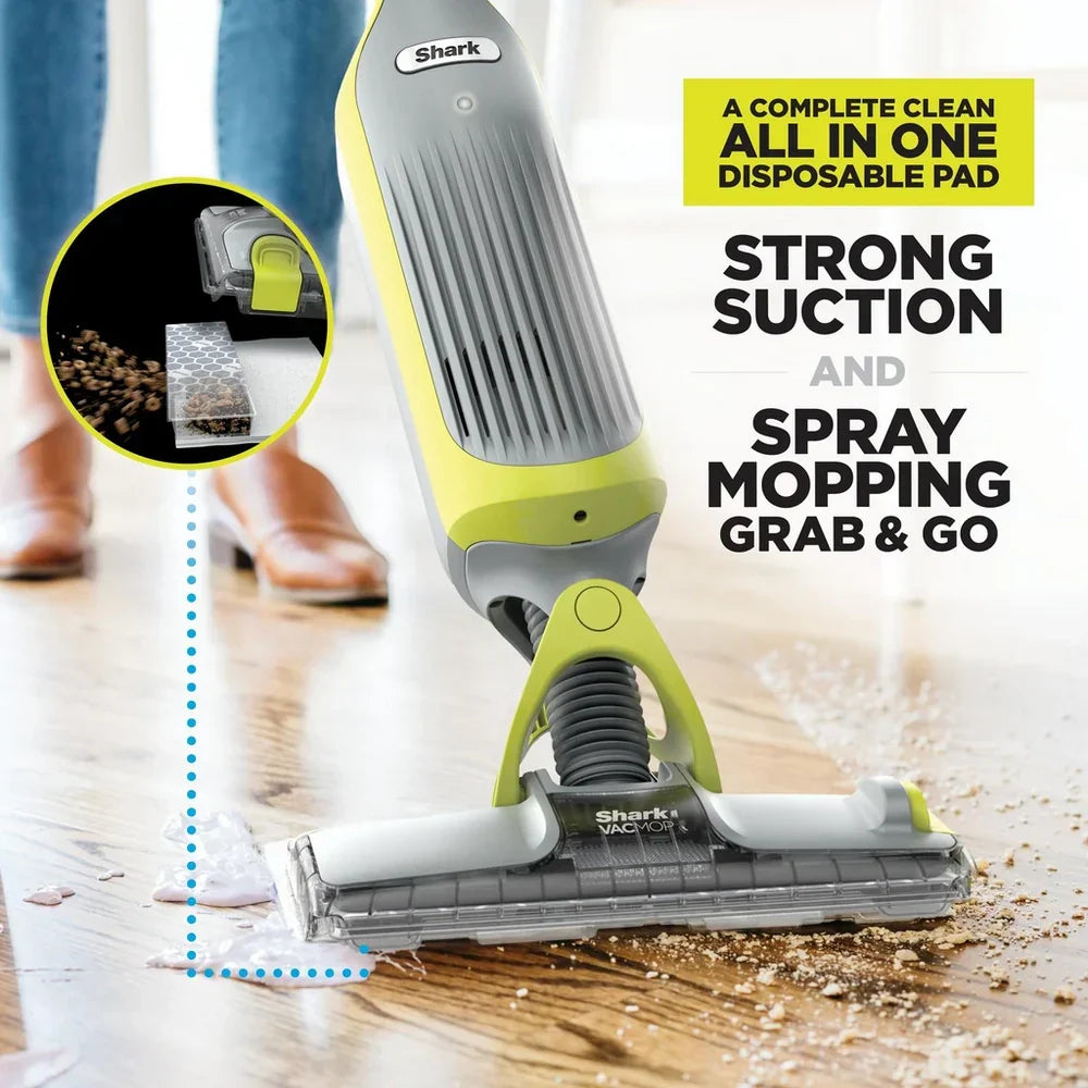 Shark VacMop 2-in-1 Cordless Vacuum Mop with Targeted Spray VM200UK - Charcoal Grey
