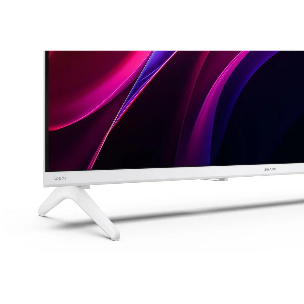 Sharp 1T-C32HE2245KW 32 Inch HD Ready HDR TiVo Smart LED TV Frameless with Freely - White