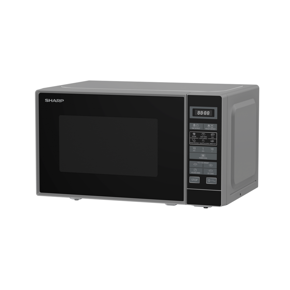 Sharp RDS202TS-UK 20L Solo Microwave Oven Silver