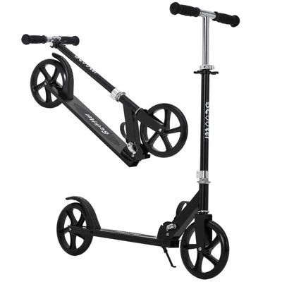 Garvee Kick Scooter for Teens Adults Kids 6+ - 220LB Capacity, 3-Level Adjustable Handlebar, Aluminum Alloy Frame, Foldable, 8" PU Wheels, Outdoor Sports