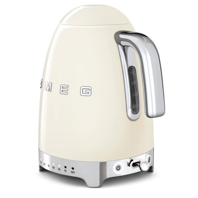 SMEG KLF04CRUK 50s Retro Style Jug Kettle Cream