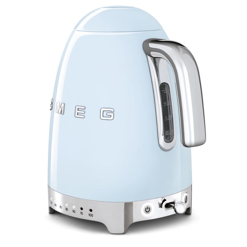 SMEG KLF04PBUK 50s Retro Style Jug Kettle Pastel Blue