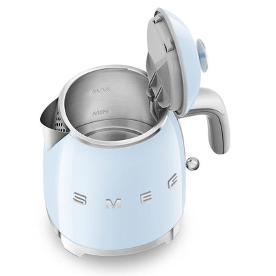 SMEG KLF05PBUK 50s Retro Style Mini Kettle Pastel Blue