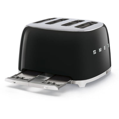 SMEG TSF03BLUK Four Slice Toaster in Black