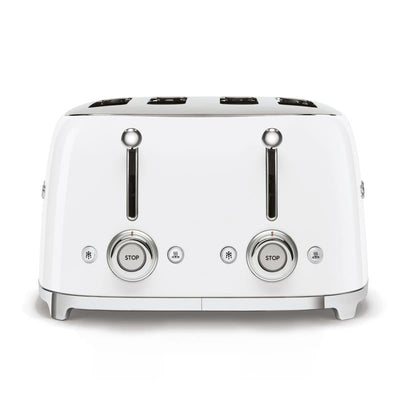 SMEG TSF03WHUK Four Slice Toaster in White