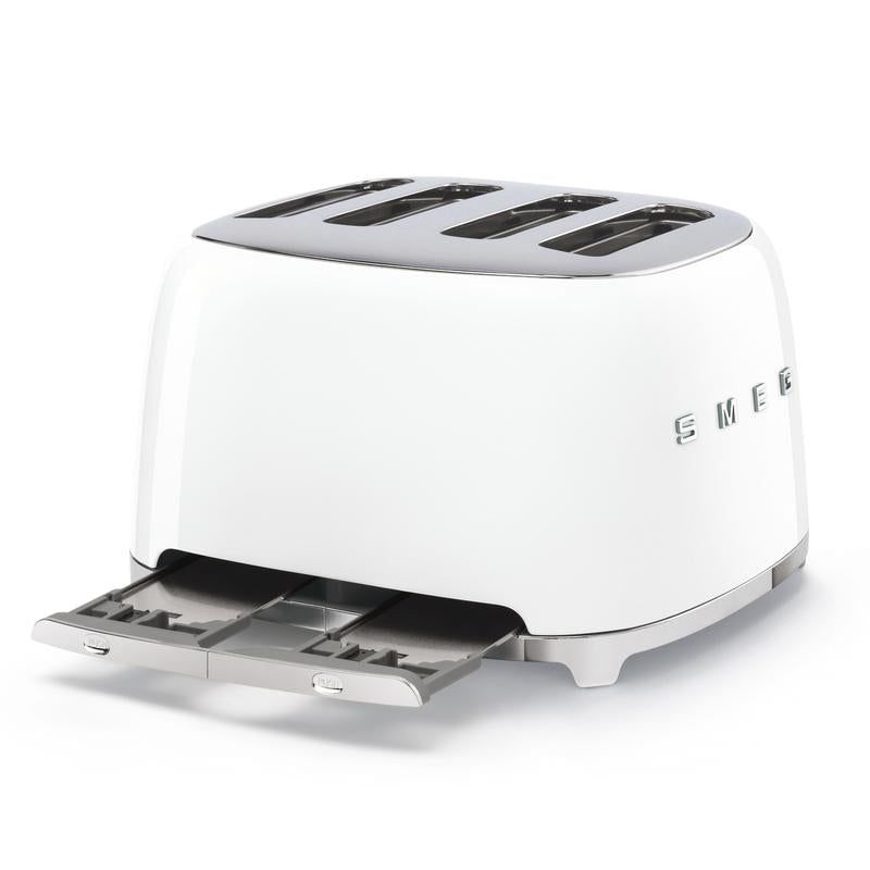 SMEG TSF03WHUK Four Slice Toaster in White