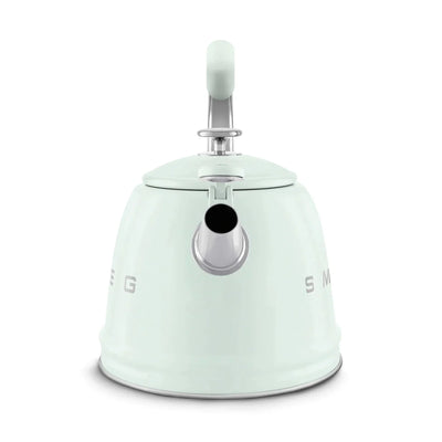 Smeg WKF01PG Retro 50s Style Whistling Hob Kettle Pastel Green