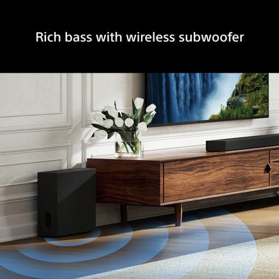 Sony BRAVIA Theatre Bar 7 + S (HTA7100KIT) Dolby Atmos Soundbar with SASW7 100W Subwoofer