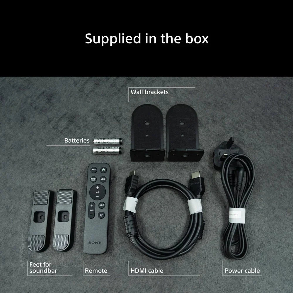 Sony BRAVIA Theatre Bar 7 + S (HTA7100KIT) Dolby Atmos Soundbar with SASW7 100W Subwoofer