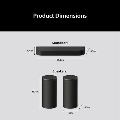 Sony BRAVIA Theatre Trio (HT-A8) Dolby Atmos / DTS:X 3.0.2 Home Cinema System