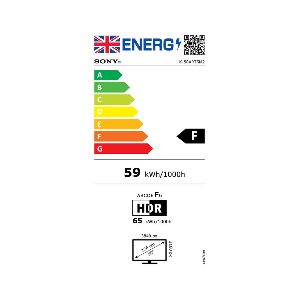 Sony K50XR75M2PB 50 Inch BRAVIA 7 II True RGB LED 4K Ultra HD HDR Smart Google TV 2026