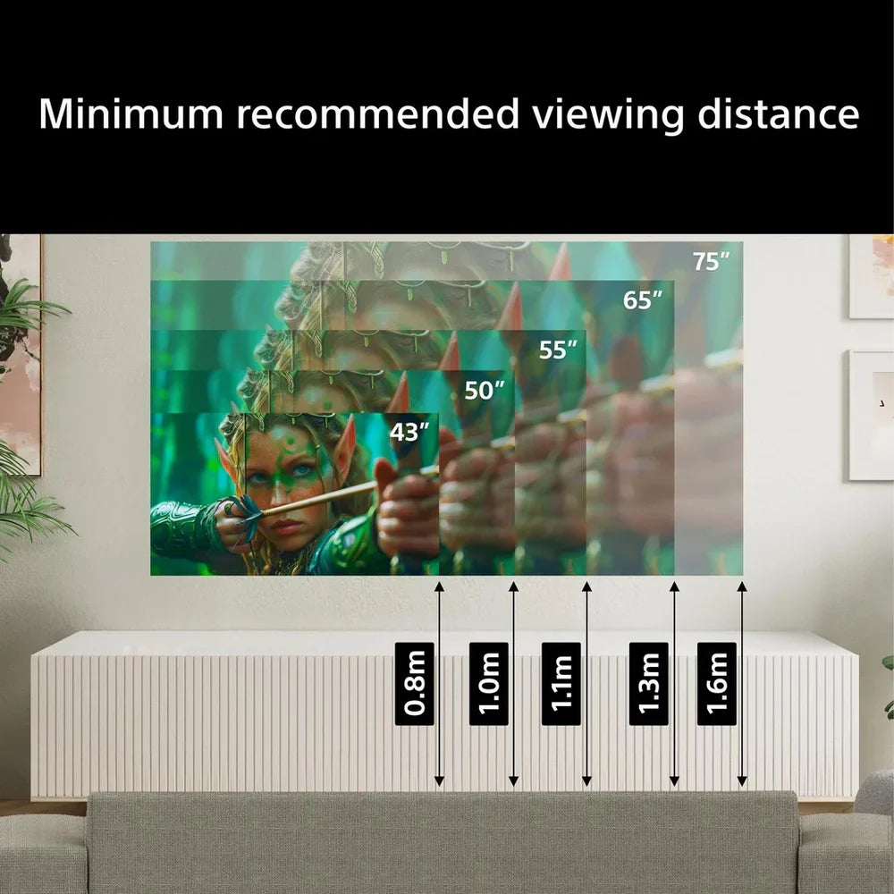 Sony K55S25M2PB 55 Inch BRAVIA 2 II Direct LED 4K Ultra HD HDR Smart Google TV 2026