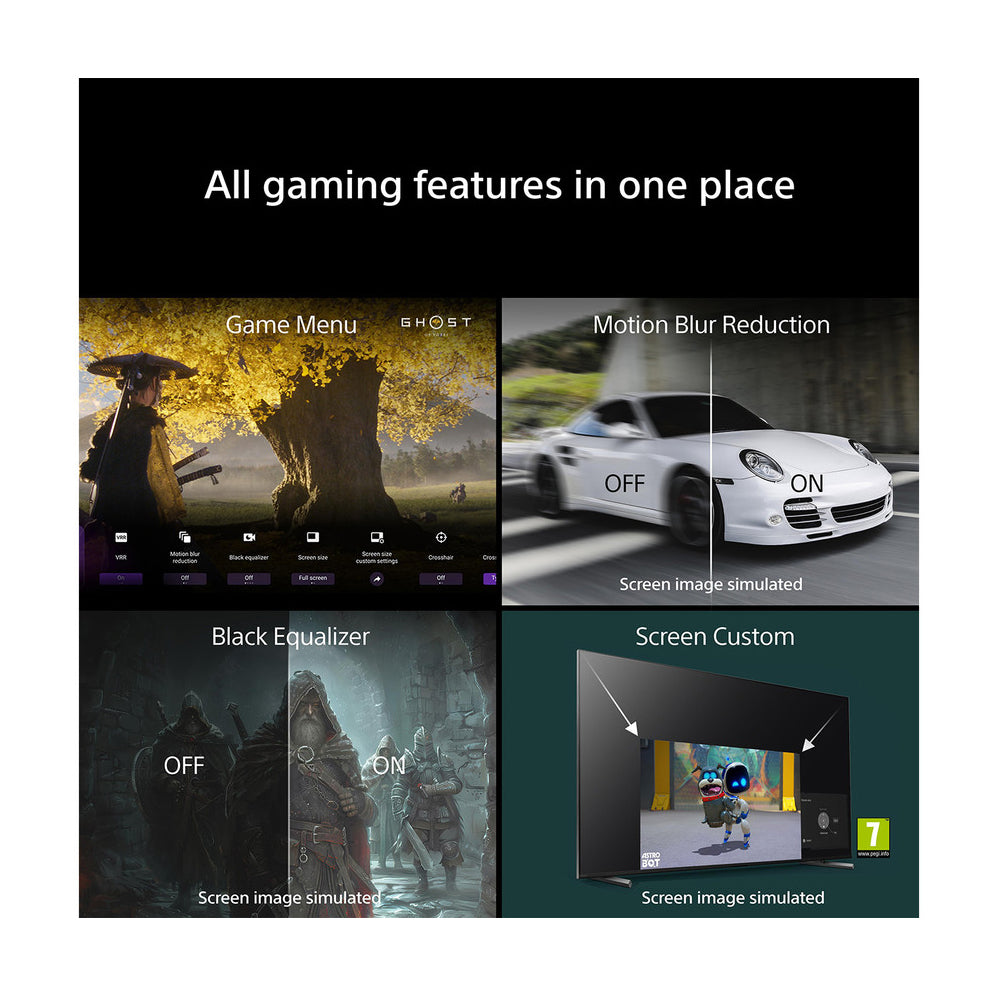 Sony K55XR75M2B 55 Inch BRAVIA 7 II True RGB LED 4K Ultra HD HDR Smart Google TV 2026