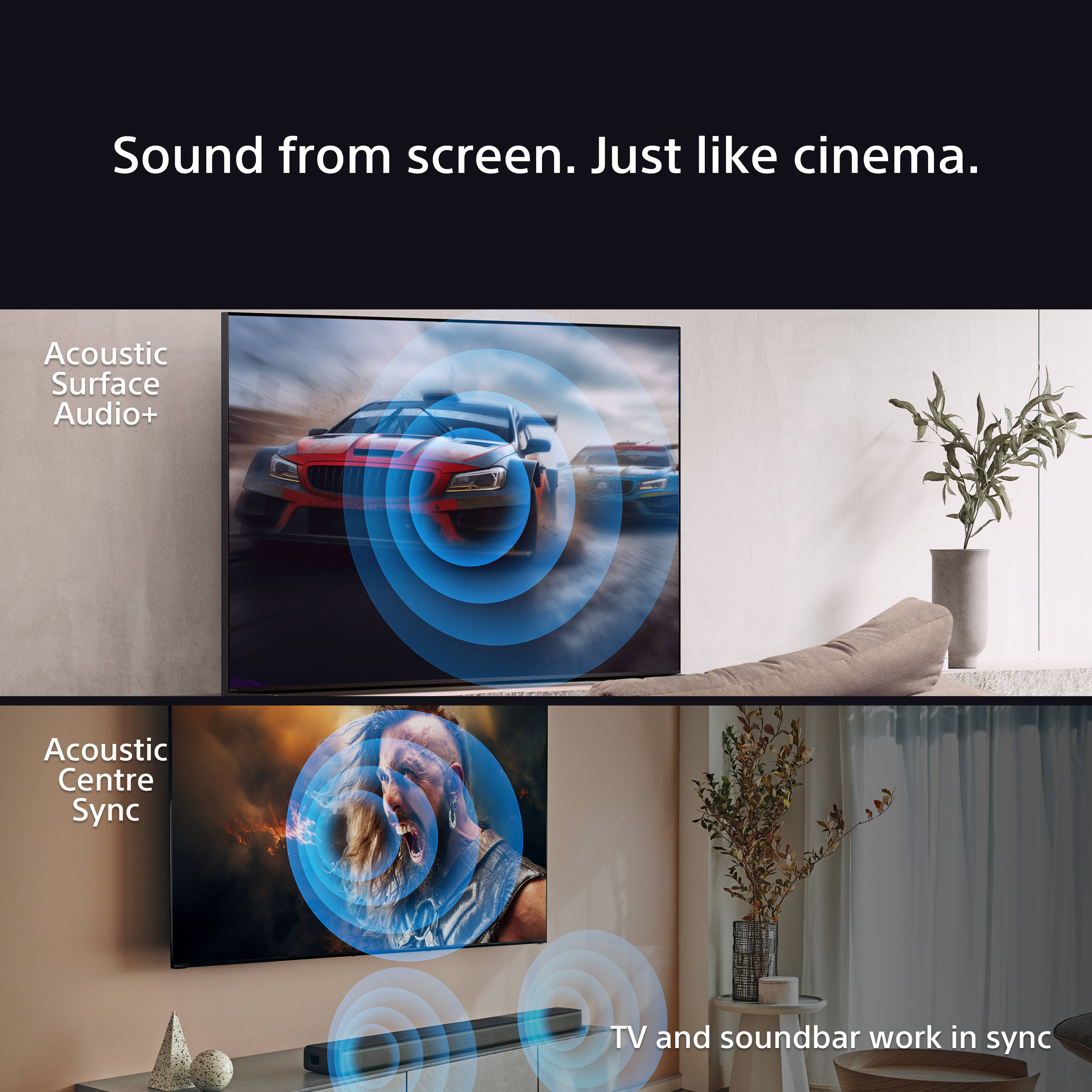 Sony K55XR80PU 55 Inch BRAVIA 8 4K UHD HDR OLED Smart TV with BRAVIA Theatre Bar 8 HTA8000 Soundbar Bundle
