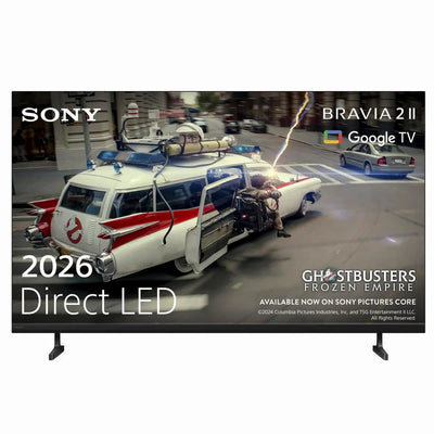 Sony K75S25M2PB 75 Inch BRAVIA 2 II Direct LED 4K Ultra HD HDR Smart Google TV 2026