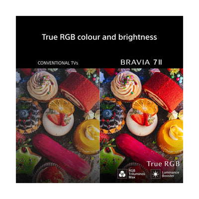 Sony K85XR75M2PB 85Inch BRAVIA 7 II True RGB LED 4K Ultra HD HDR Smart Google TV 2026