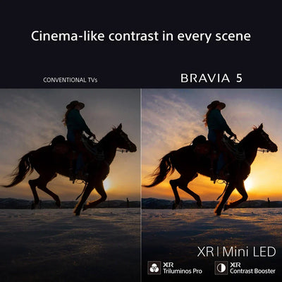 Sony K98XR55BP 98 Inch BRAVIA 5 Mini LED 4K Ultra HD HDR Smart Google TV