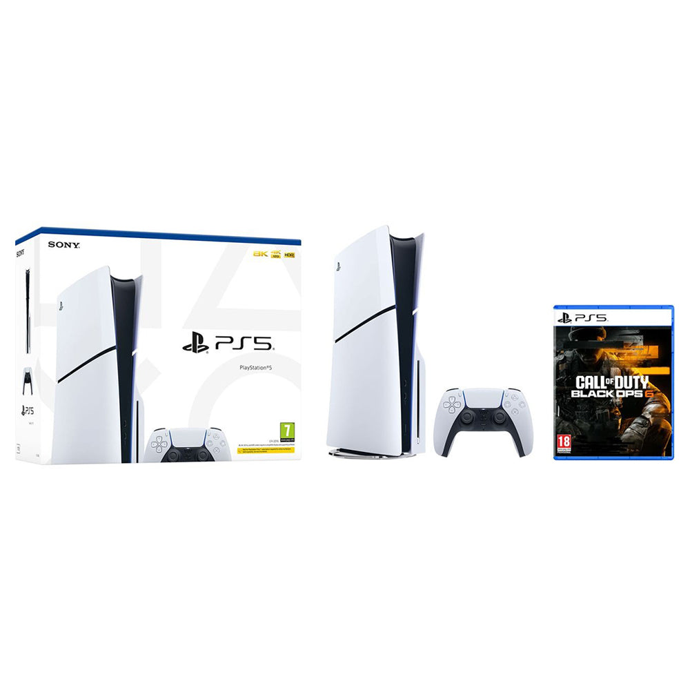 Sony PlayStation 5 Console With Call Of Duty Black Ops 6 Game Extra Controller and Charging Dock