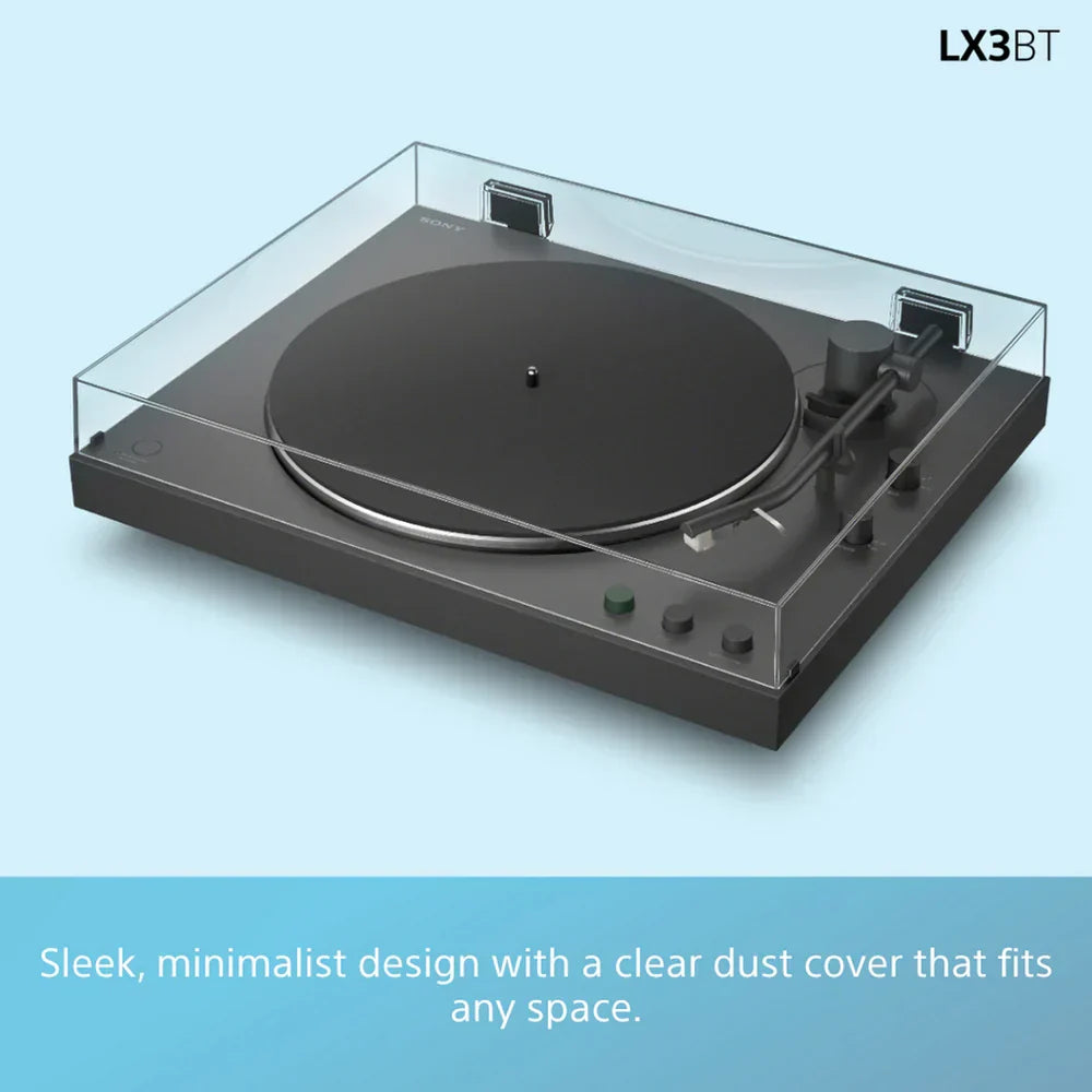 Sony PSLX3BT Fully Automatic Bluetooth Turntable With Klipsch R-40PM Powerd Bluetooth Speakers Pair Hi-Fi Package