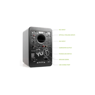 Sony PSLX3BT Fully Automatic Bluetooth Turntable With Kanto YU6 Powerd Bluetooth Speakers Pair Hi-Fi Package