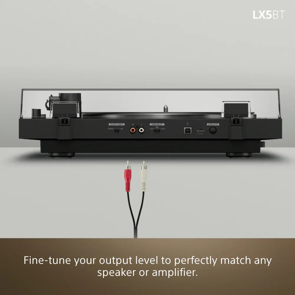 Sony PSLX5BT Fully Automatic Bluetooth Turntable With Kanto YU6 Powerd Bluetooth Speakers Pair Hi-Fi Package