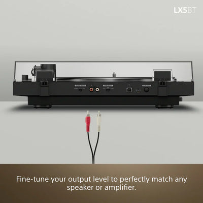 Sony PSLX5BT Fully Automatic Bluetooth Turntable With Kanto YU6 Powerd Bluetooth Speakers Pair Hi-Fi Package