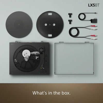 Sony PSLX5BT Fully Automatic Bluetooth Turntable With Ruark MR1 MK3 Active Bluetooth Speakers Pair Hi-Fi Package