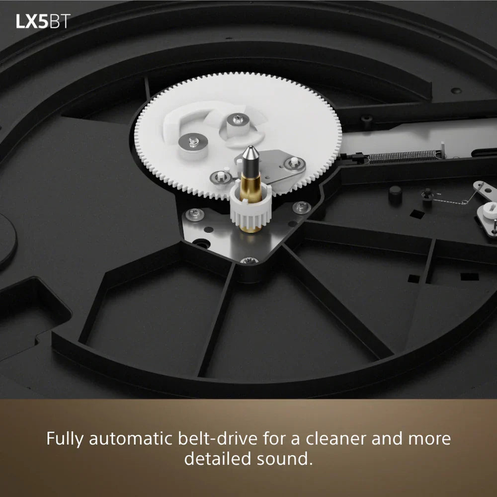 Sony PSLX5BT Fully Automatic Bluetooth Turntable With Klipsch R-50PM Powerd Bluetooth Speakers Pair Hi-Fi Package