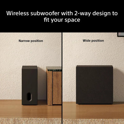 Sony SASW8 BRAVIA Theatre Sub 8 300W Wireless Subwoofer for Sound bar or Home Theatre Sound System