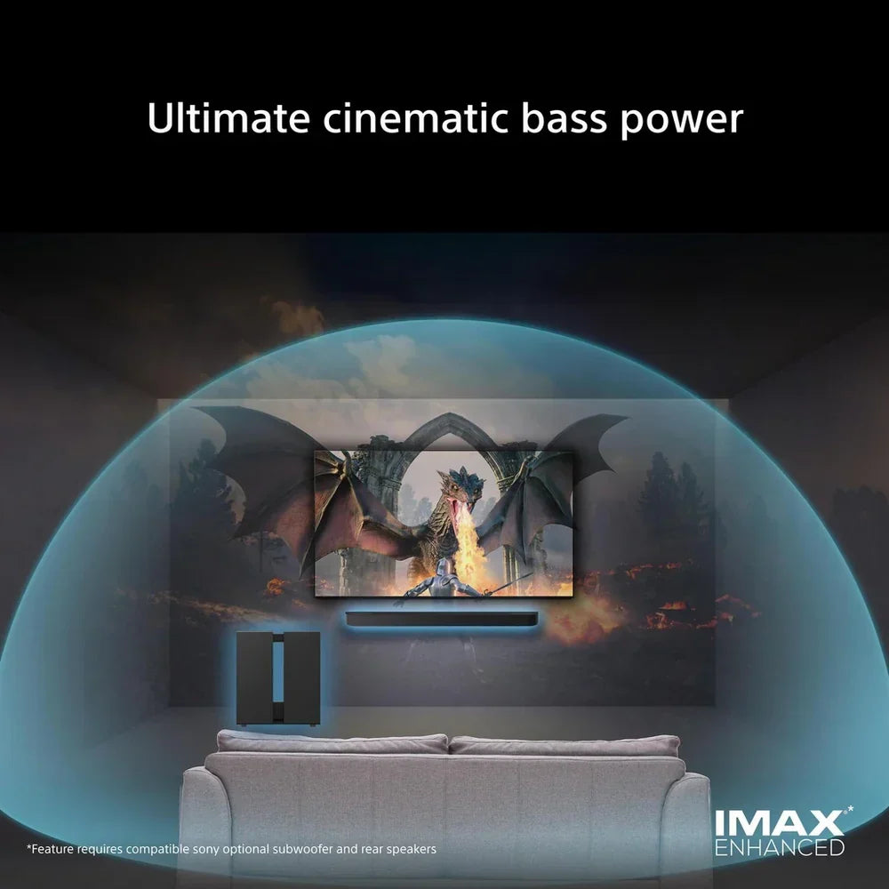 Sony SASW9 BRAVIA Theatre Sub 9 600W Wireless Subwoofer for Sound bar or Home Theatre Sound System