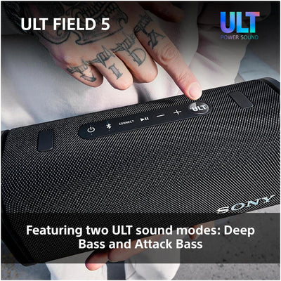 Sony SRSULT50B ULT FIELD 5 Wireless Bluetooth Portable Speaker Black