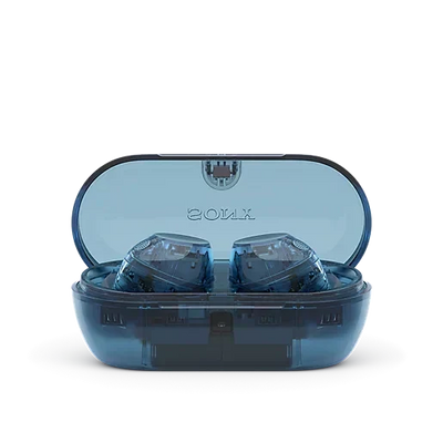 Sony WFC-710N Wireless Noise Cancelling Bluetooth Earbuds Glass Blue