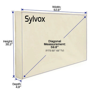 Sylvox OT55A1COVER Waterproof Outdoor TV Cover for 50-55 Inch TVs